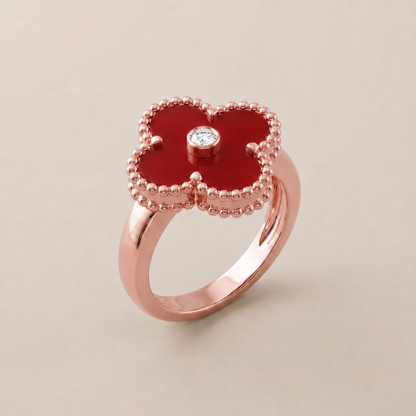 Vintage Alhambra Carnelian Ring