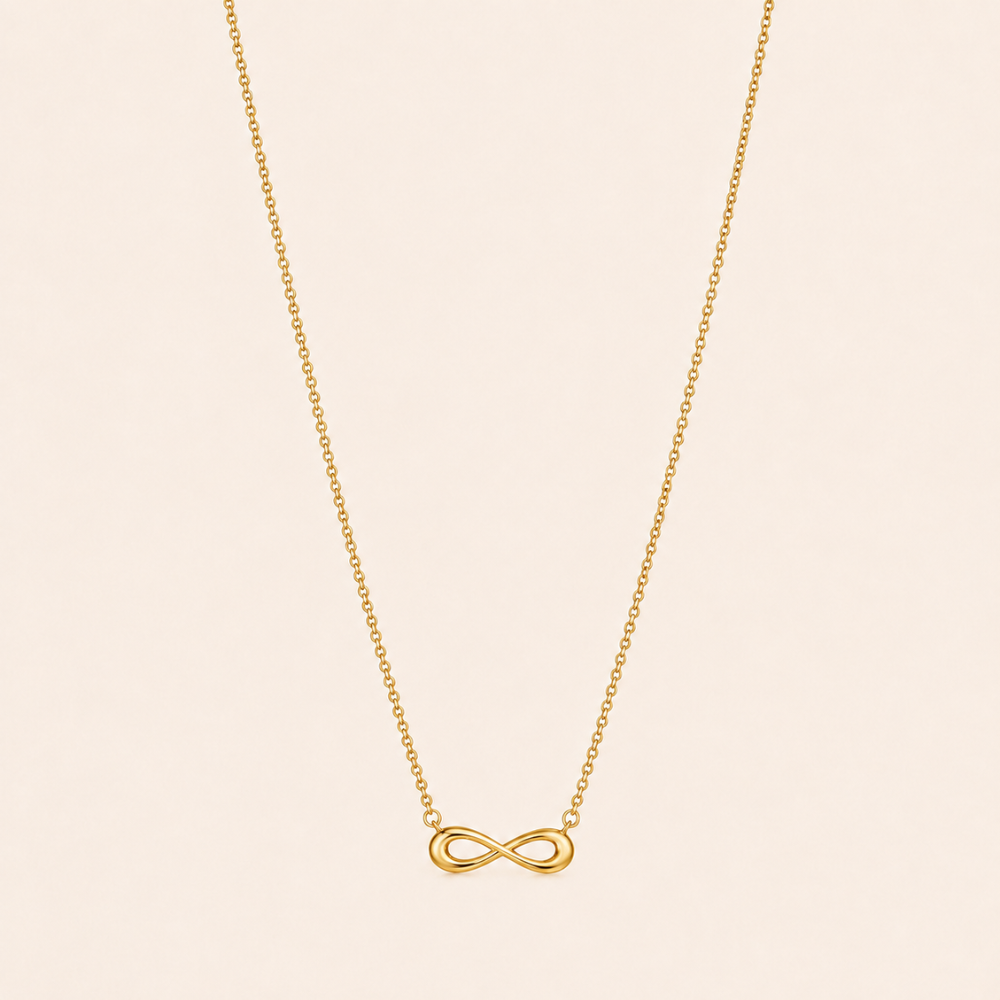 Minimalist Infinity Pendant Necklace