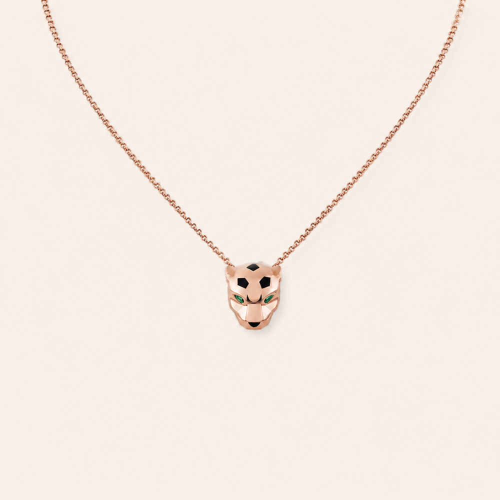 Panther Head Pendant Necklace