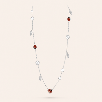 Lucky Motifs 15-Motif Long Necklace