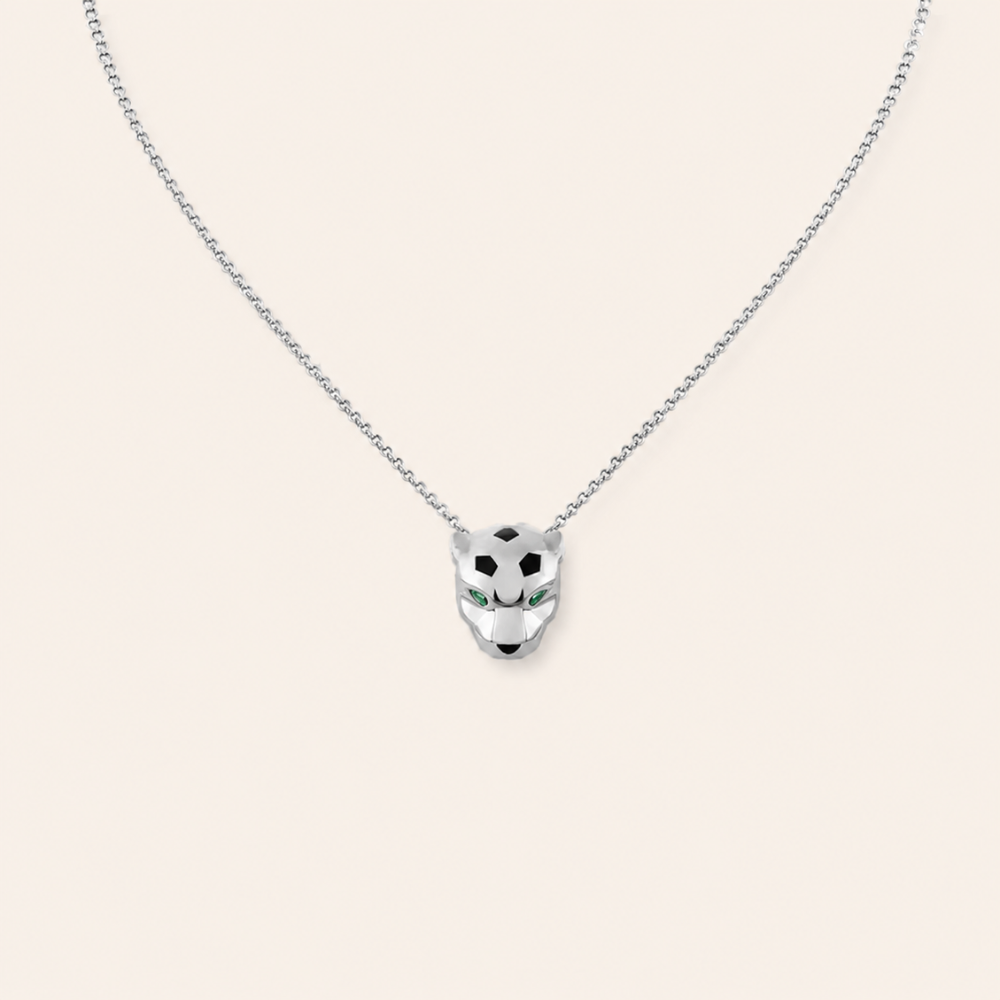 Panther Head Pendant Necklace