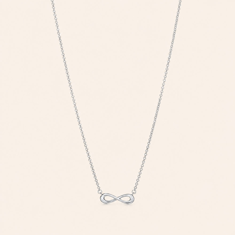 Minimalist Infinity Pendant Necklace