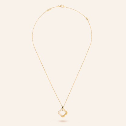 Byzantine Four-Leaf Clover Pendant Necklace