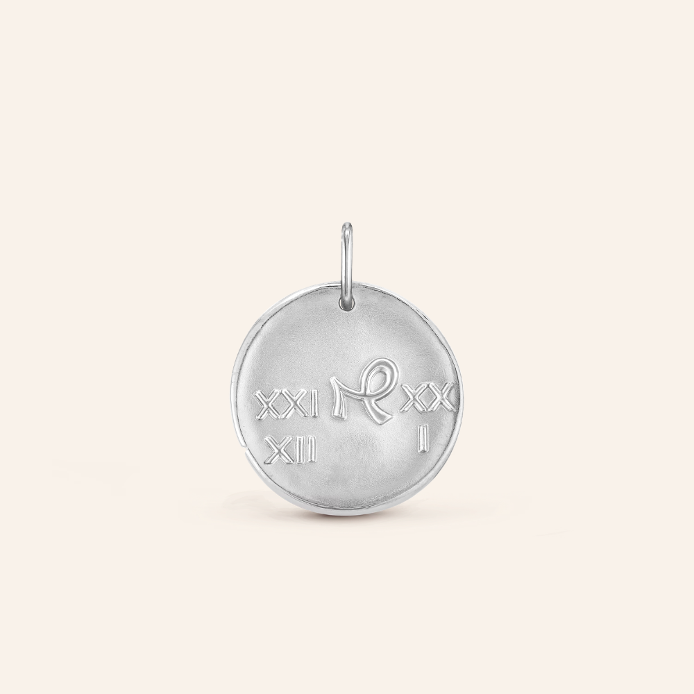 Capricorn Zodiac Coin Pendant Necklace