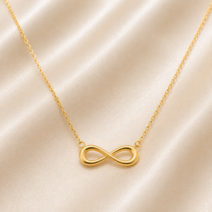 Minimalist Infinity Pendant Necklace