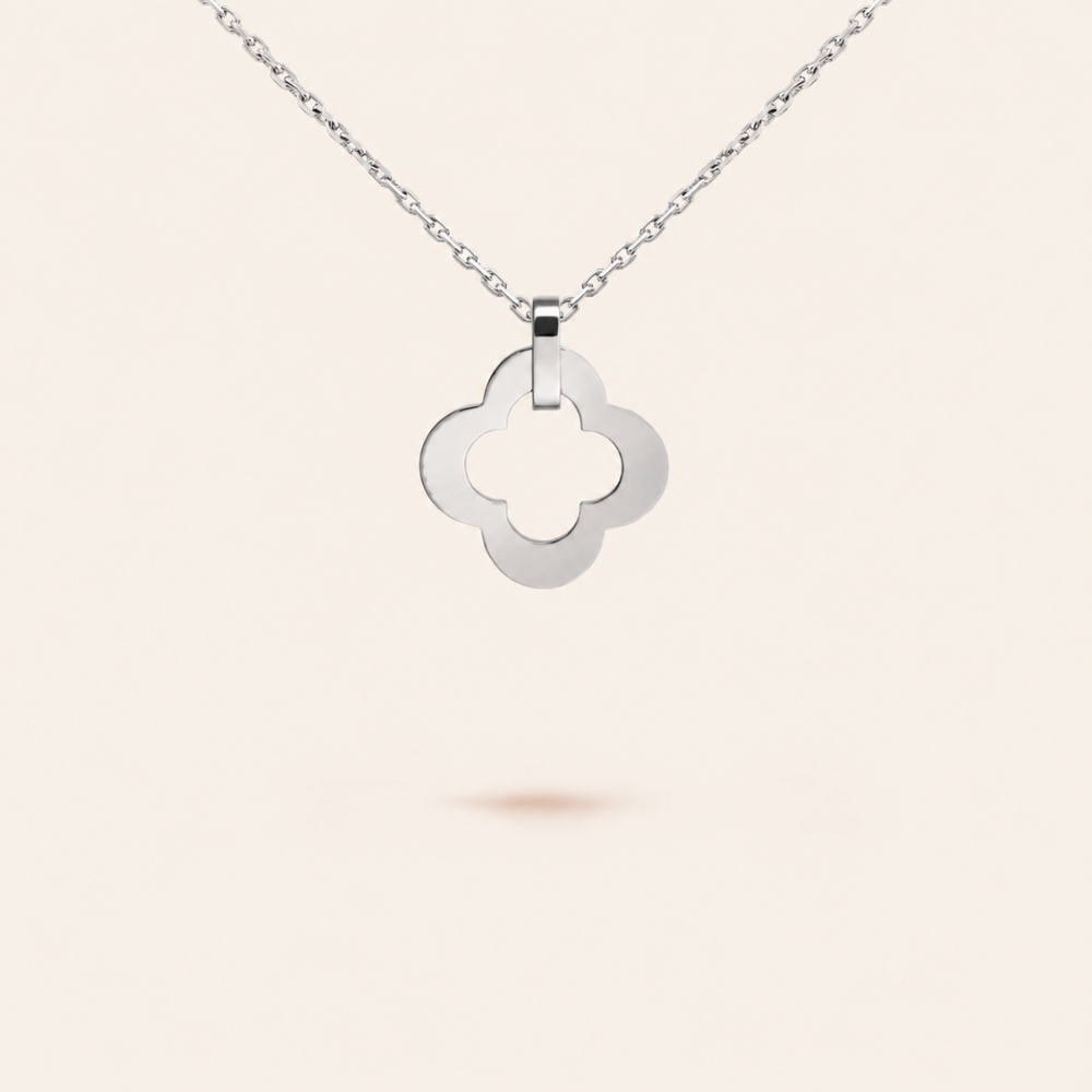 Byzantine Four-Leaf Clover Pendant Necklace
