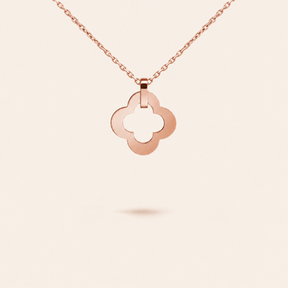 Byzantine Four-Leaf Clover Pendant Necklace
