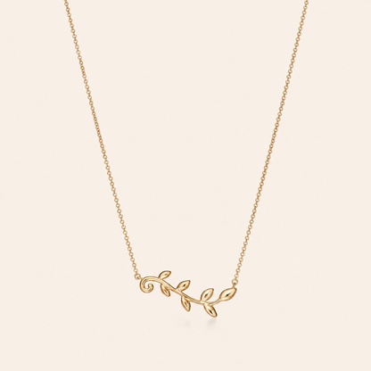 Leaf Vine Pendant Necklace