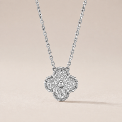 Vintage Alhambra 1  Guilloché  Motif Necklace