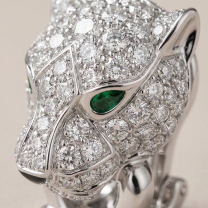 Panthère De Stud Pavé Diamonds Earrings