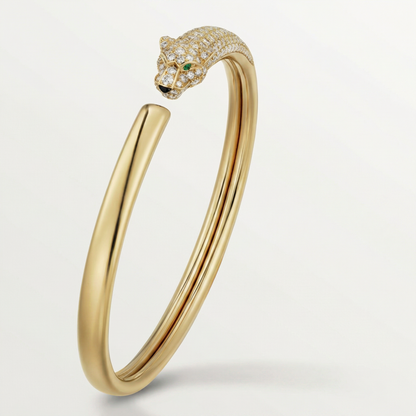 Panthère Pavé Sculptural Bracelet