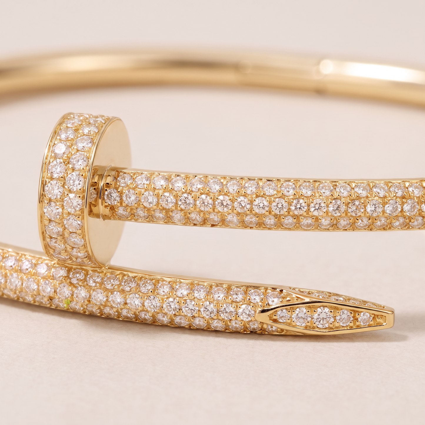Juste Un Clou Pavé Diamonds Bangle Bracelet