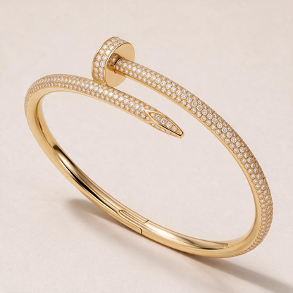 Juste Un Clou Pavé Diamonds Bangle Bracelet
