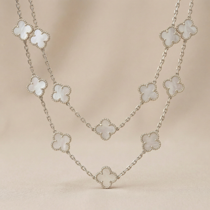 Pearl Vintage Alhambra 20 Motifs Necklace