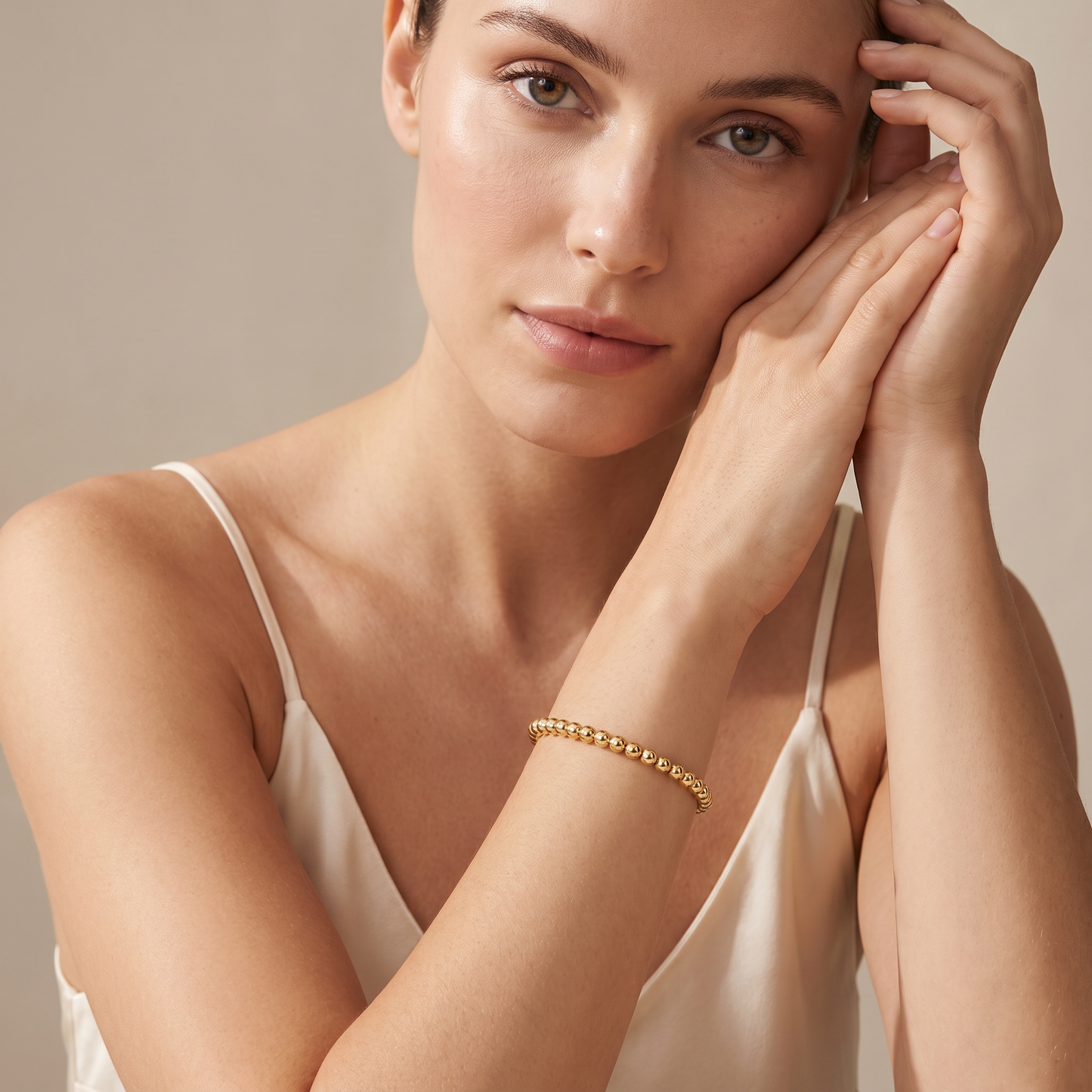 Perlée Beaded Bangle Bracelet