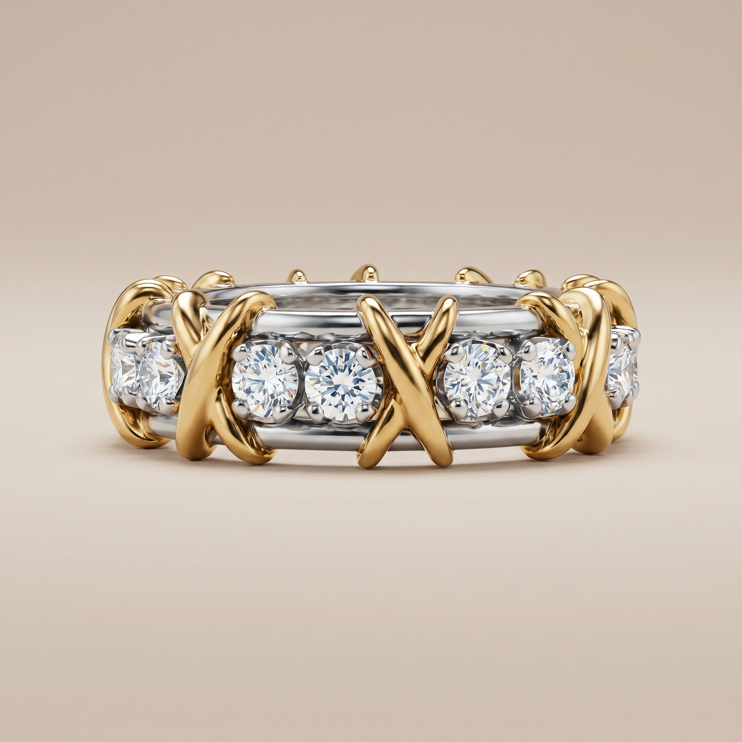 Schlumberger Eighteen Stone Ring