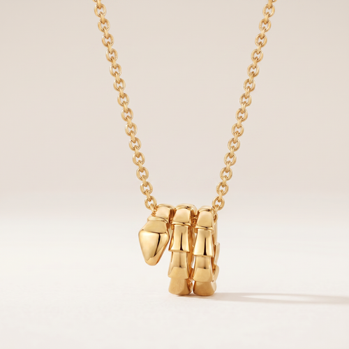 Serpenti Coiled Viper Pendant Necklace