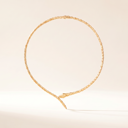 Serpenti Yellow Snake Chain Necklace