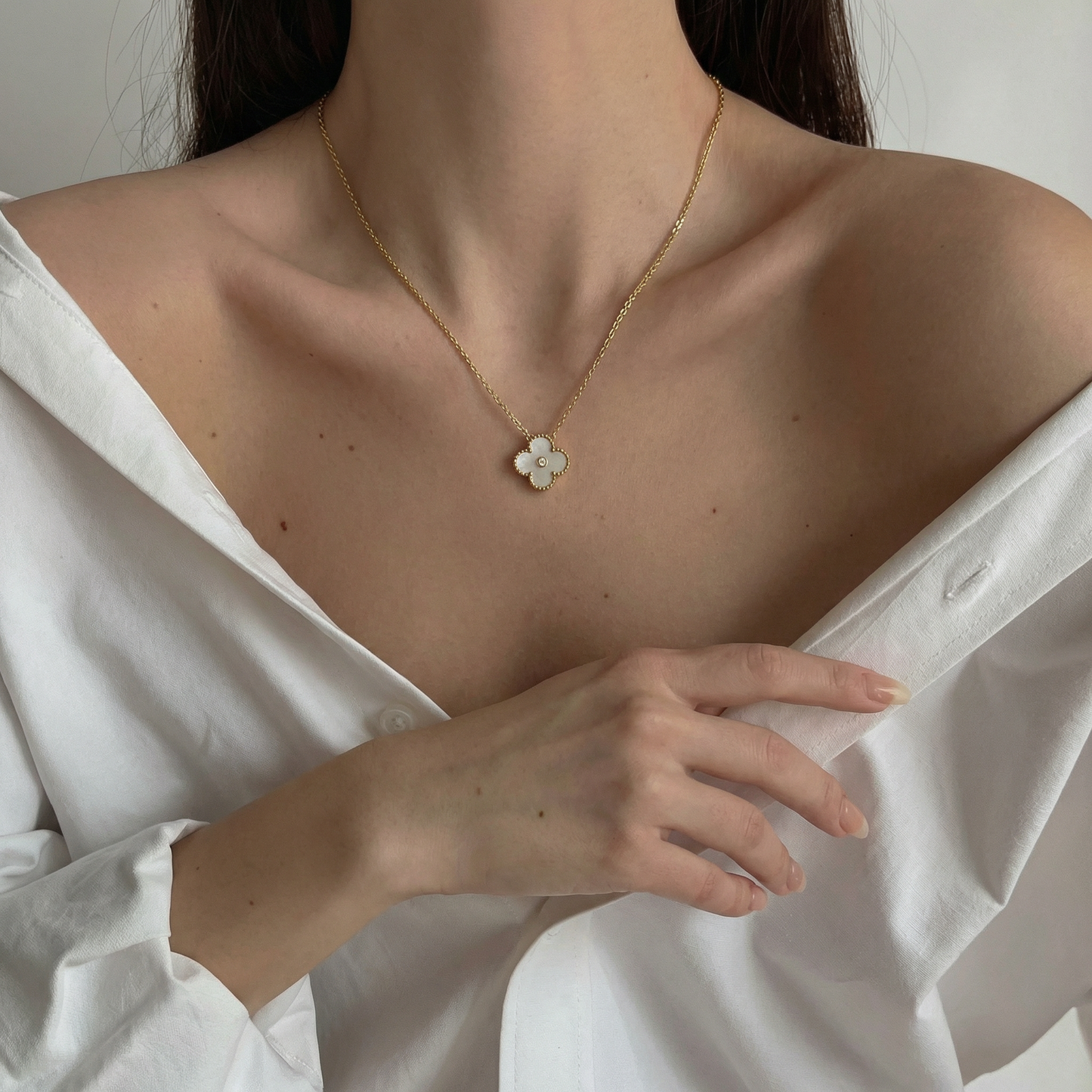 Sweet Alhambra Clover Necklace