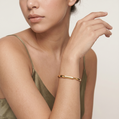 T Lock Bangle Bracelets
