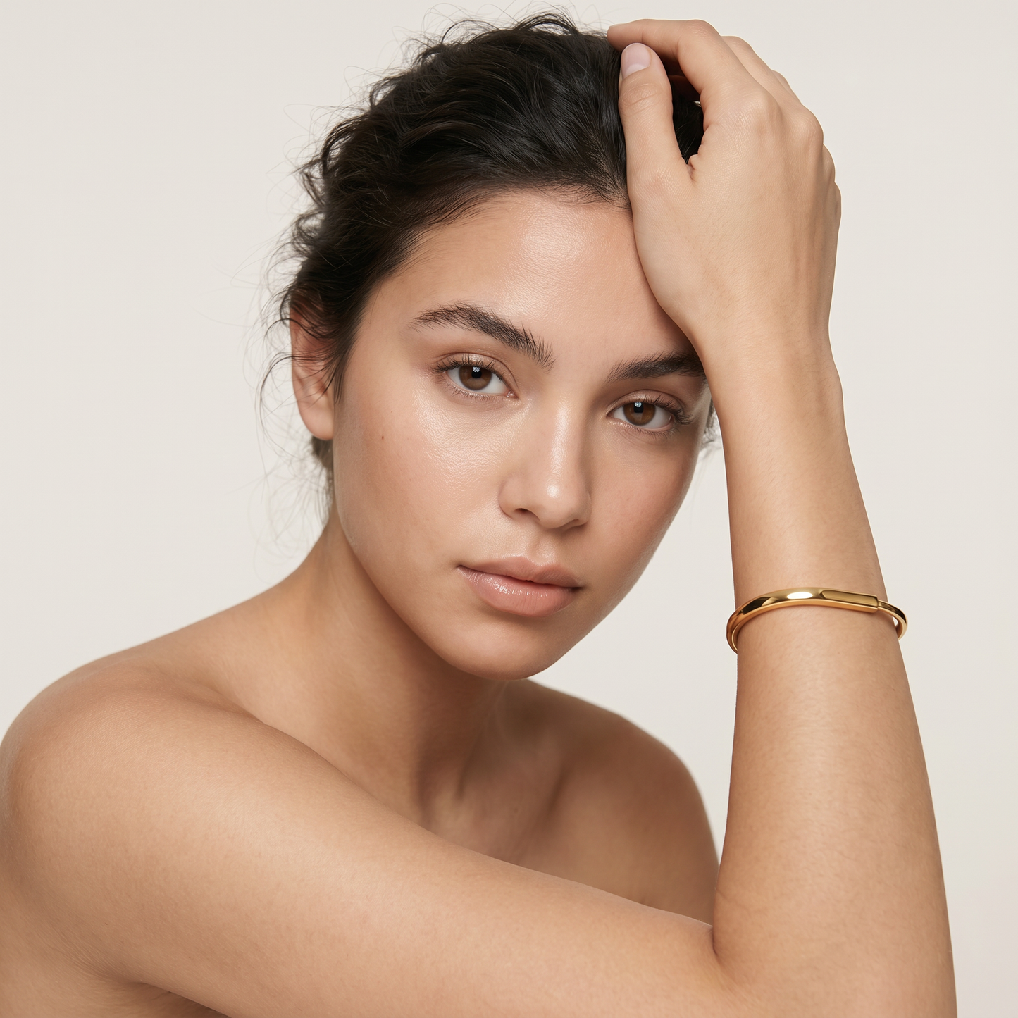 T Lock Bangle Bracelets