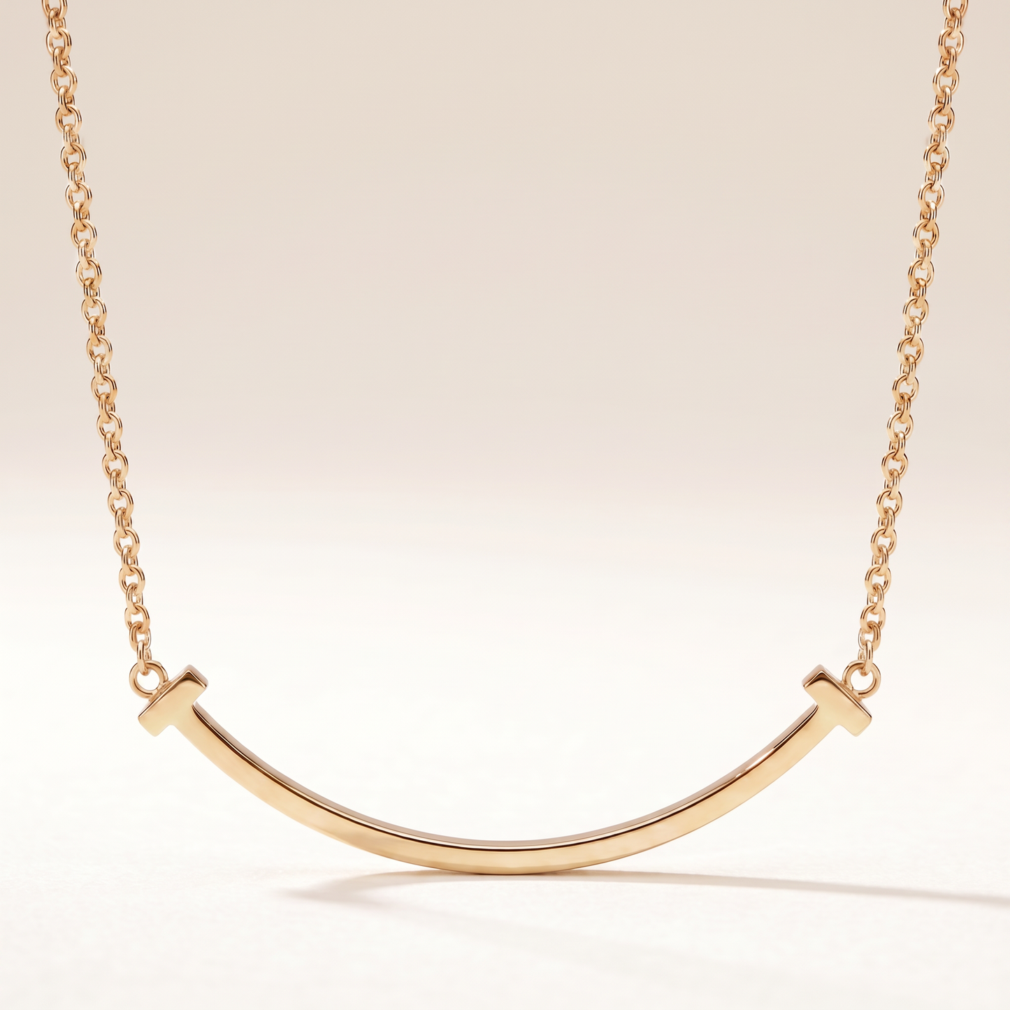 T Smile Pendant Necklace