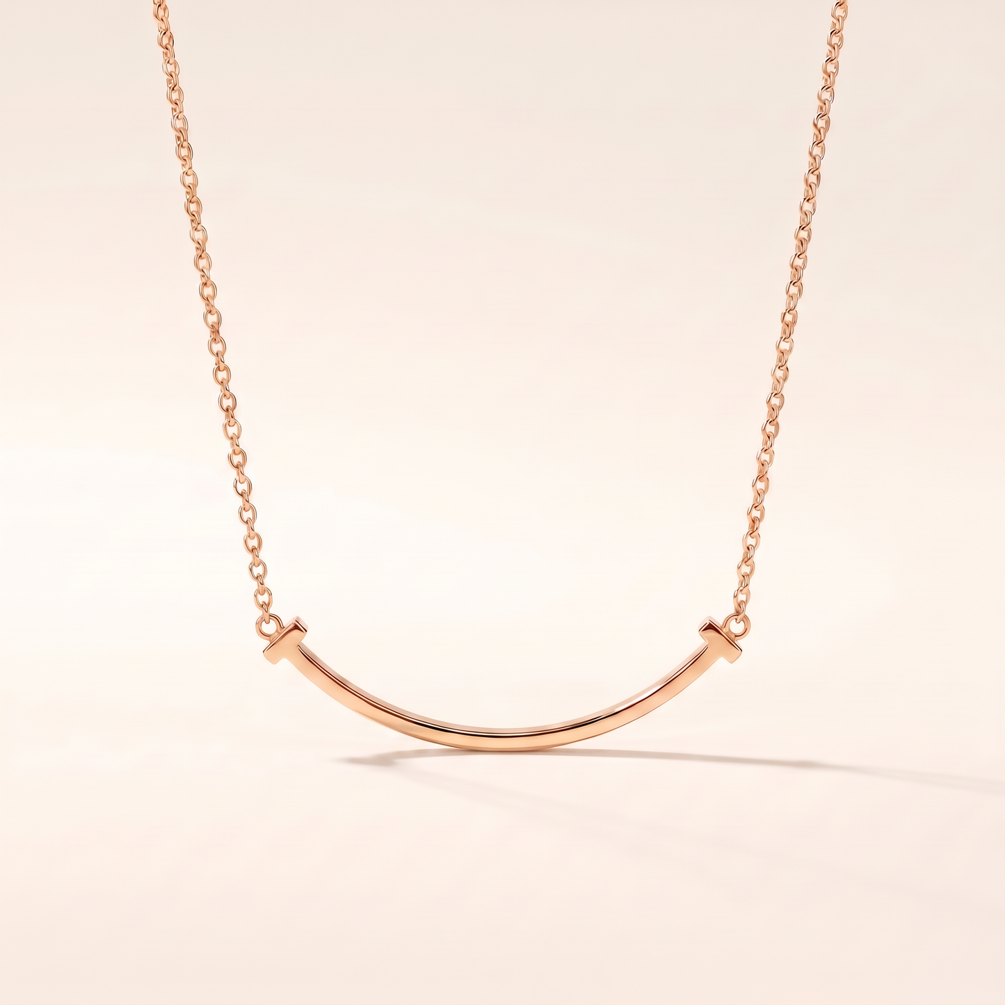 T Smile Pendant Necklace