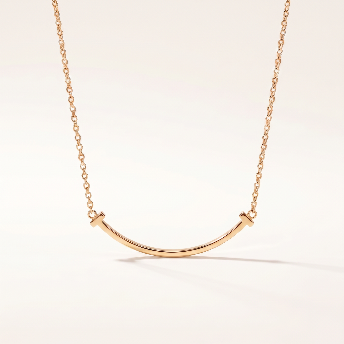 T Smile Pendant Necklace