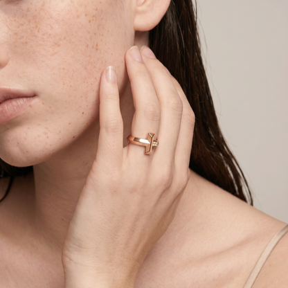 T1 Sparkle Pavé Diamonds  Band Ring