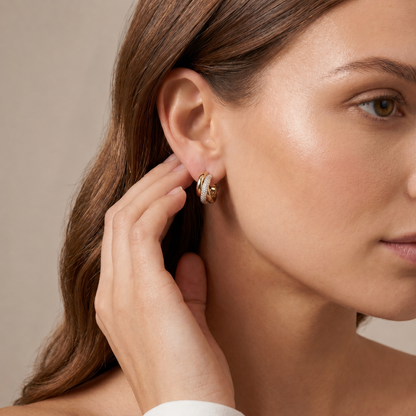 Trinity Pavé Diamonds Earrings