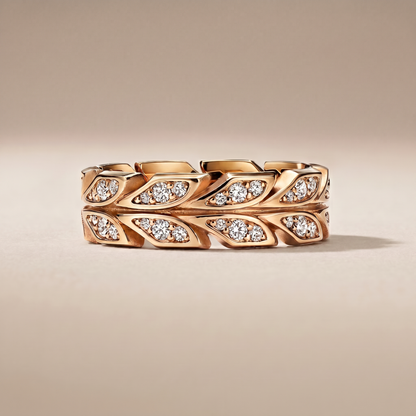 Victoria Vine Pavé Diamonds Ring