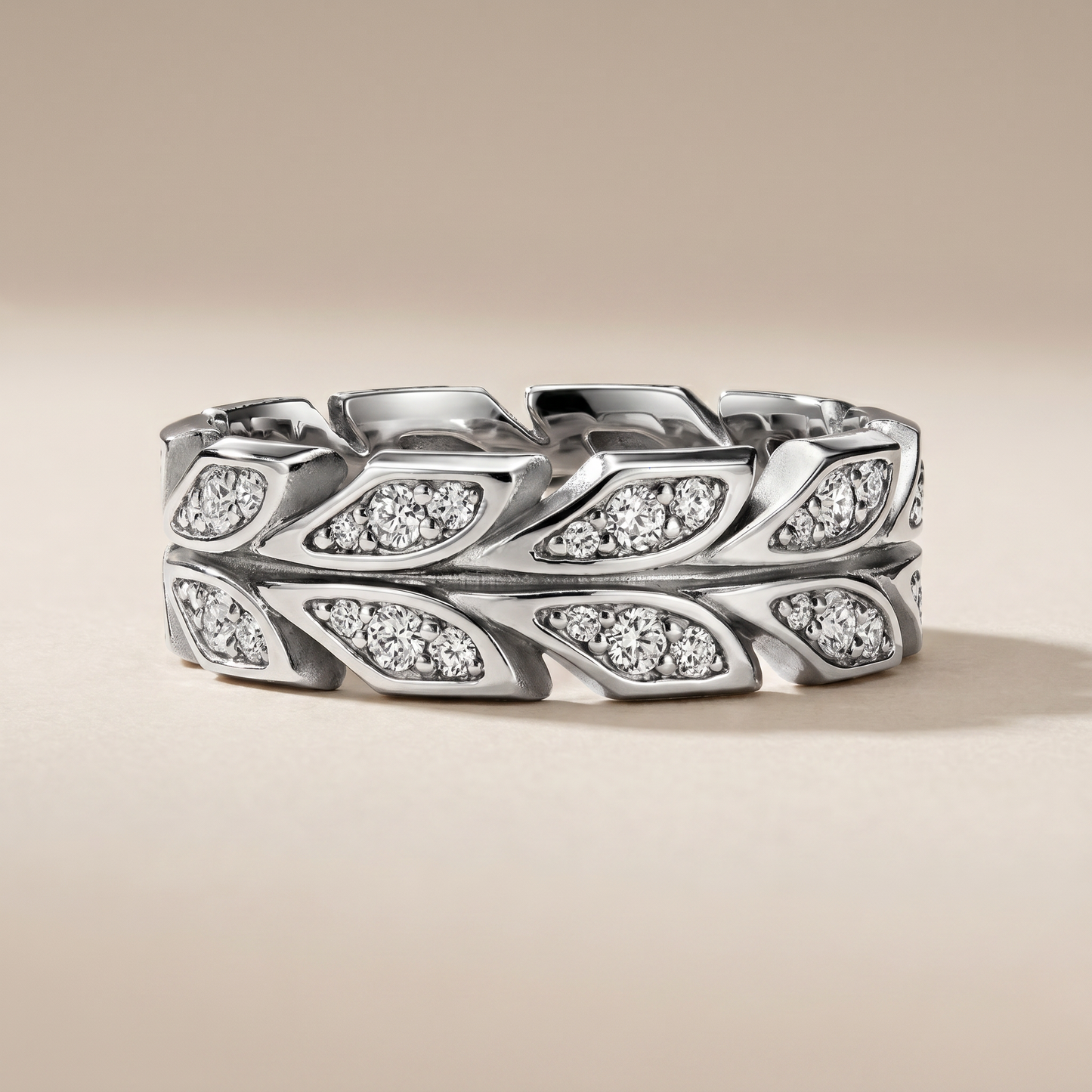 Victoria Vine Pavé Diamonds Ring