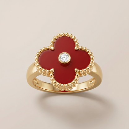 Vintage Alhambra Carnelian Ring