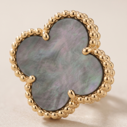Vintage Alhambra Grey Earrings