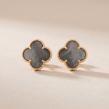 Vintage Alhambra Grey Earrings