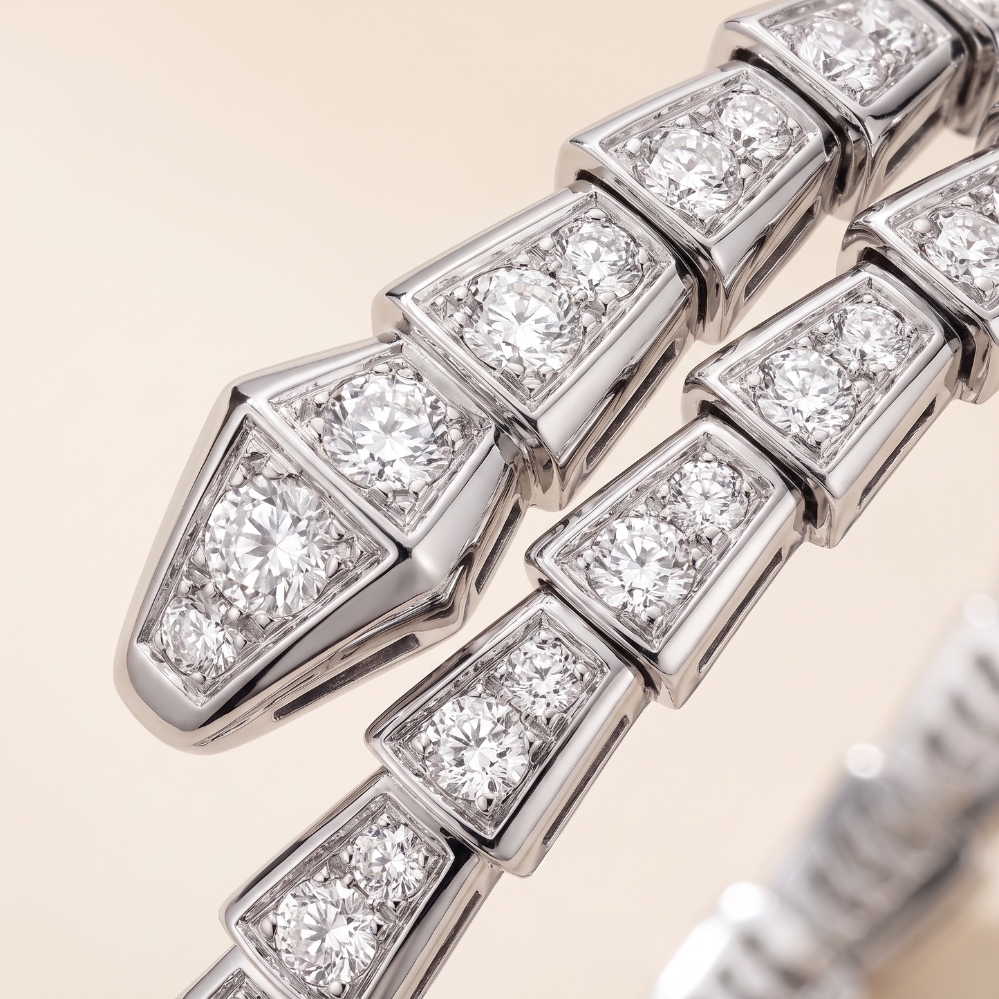 Serpenti Pavé Diamonds Wrap Bracelet